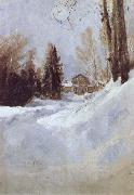 Winter in Abramtsevo-A House